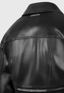 Vegan Leather Contour Jacket