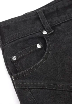 Vegan Leather Contour Skinny Jeans