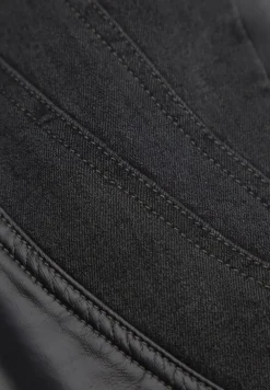 Vegan Leather Contour Skinny Jeans