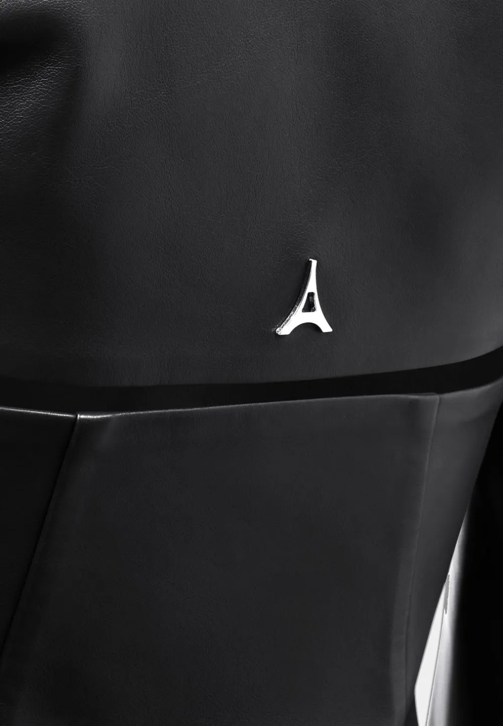 Vegan Leather Cut Out Blazer