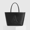 Vegan Leather Eiffel Tote Bag