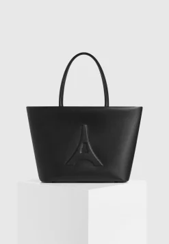 Vegan Leather Eiffel Tote Bag
