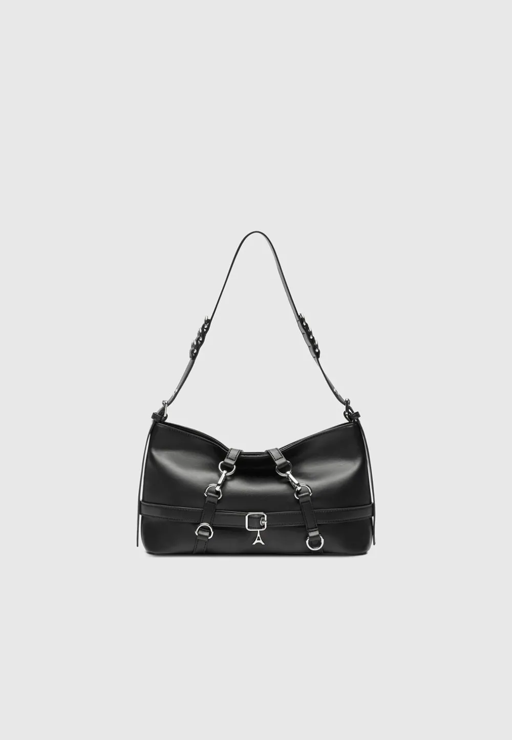 Vegan Leather Multi Strap Shoulder Bag