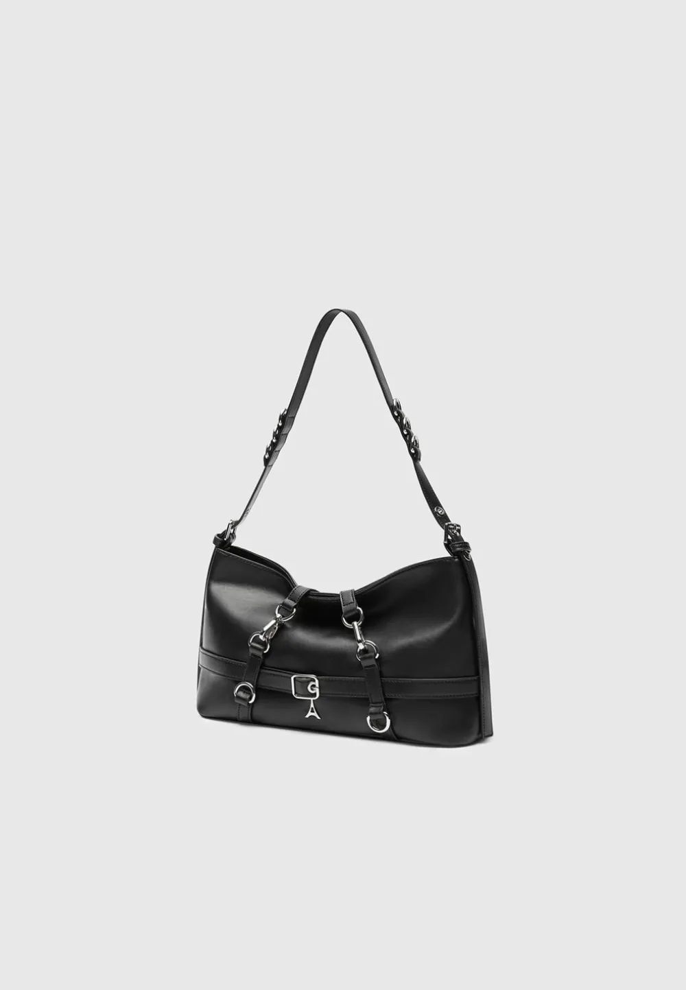 Vegan Leather Multi Strap Shoulder Bag