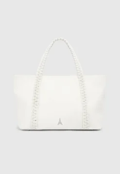 Vegan Leather Rope Strap Tote Bag