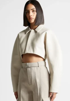 Vegan Leather Super Cropped Jacket