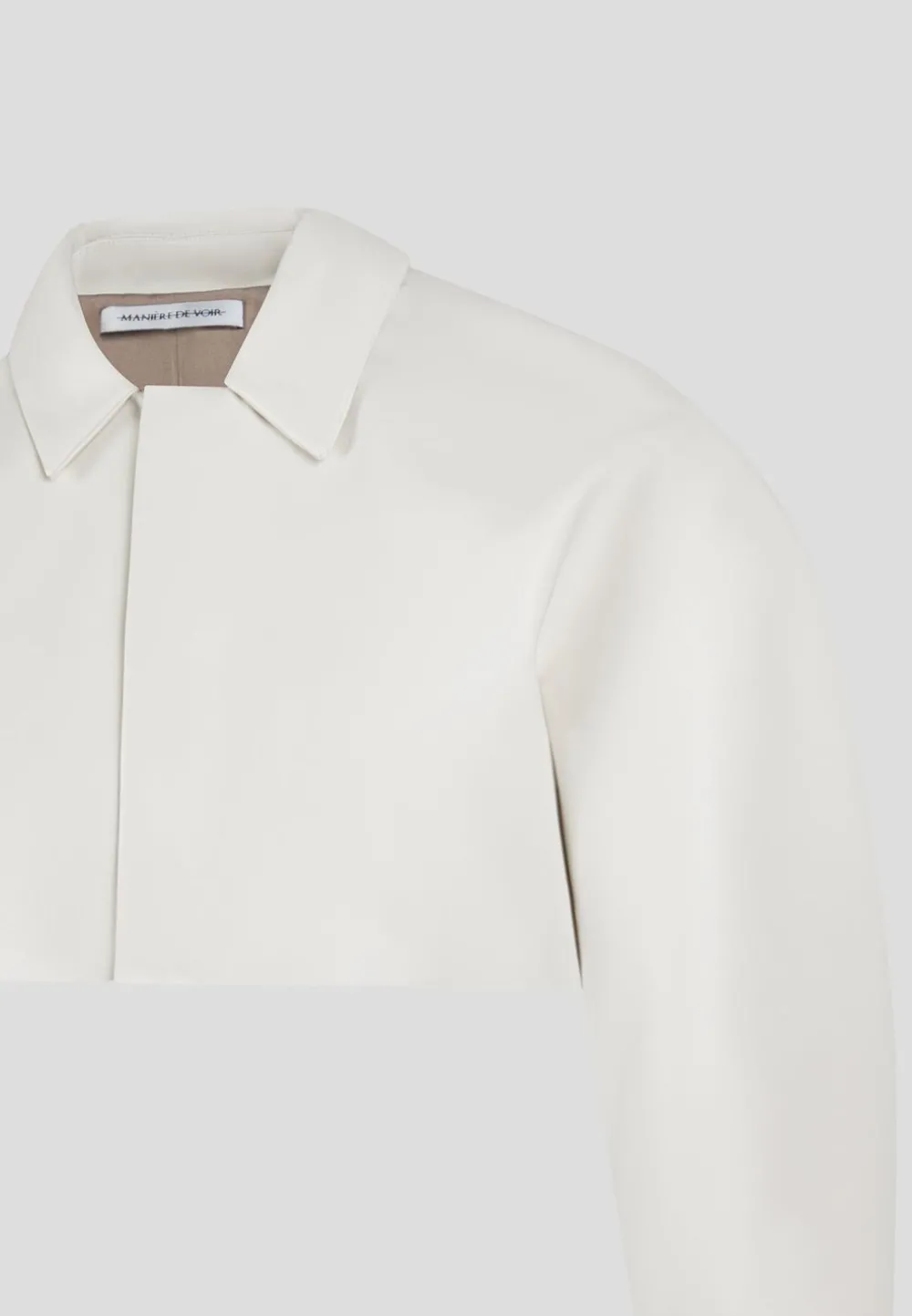 Vegan Leather Super Cropped Jacket