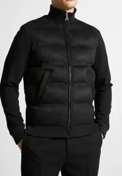 Vegan Suede & Jersey Heat Seal Jacket