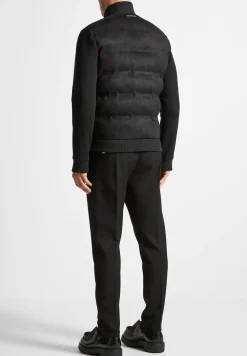 Vegan Suede & Jersey Heat Seal Jacket