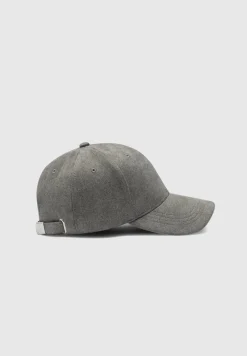 Vegan Suede Cap - Grey