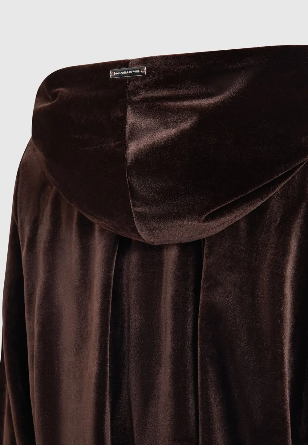 Velour Hooded Bodysuit