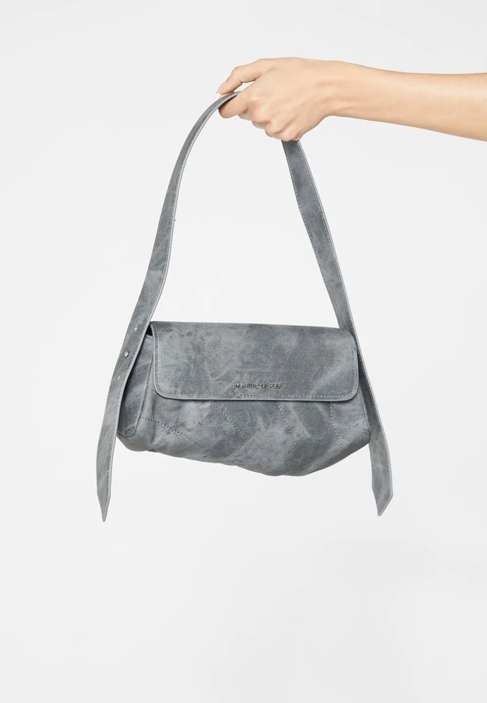 Vintage Marble Leather Bag - Washed