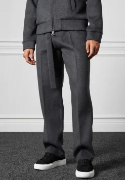 Wool Blend Marl Bomber Jacket