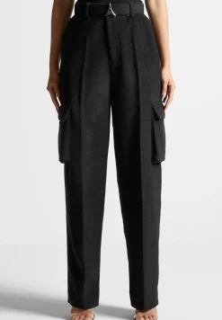 Wool Tailored Cargo Trousers