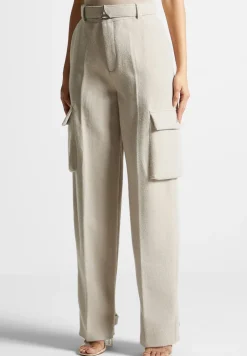 Wool Tailored Cargo Trousers