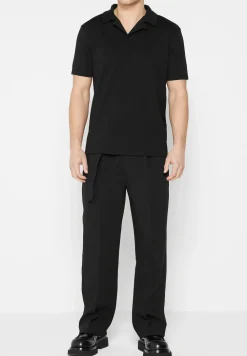 Woven Trousers With Belt