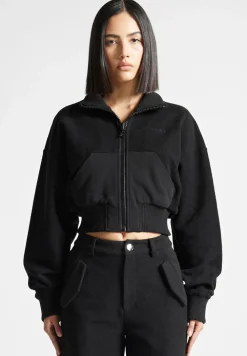 Zip Through Loopback Track Jacket